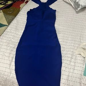 Vestido azul bandage buena calidad